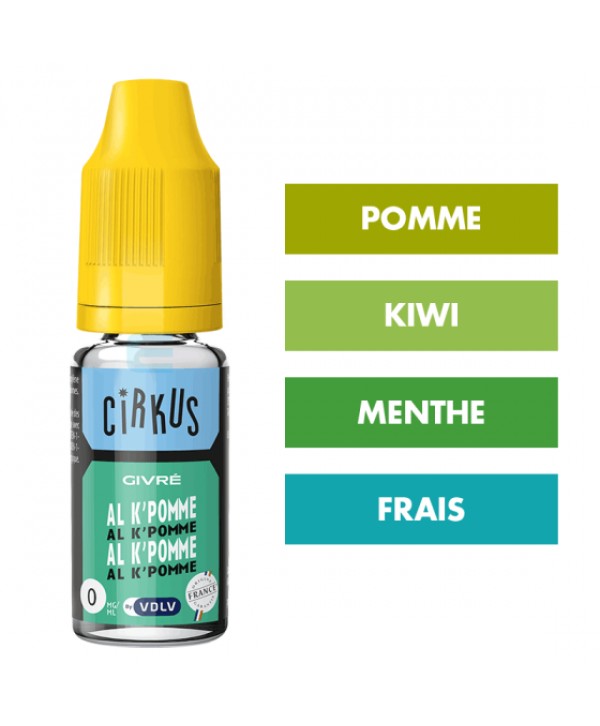 E-liquide Al K'Pomme 10 mL - CirKus (VDLV)