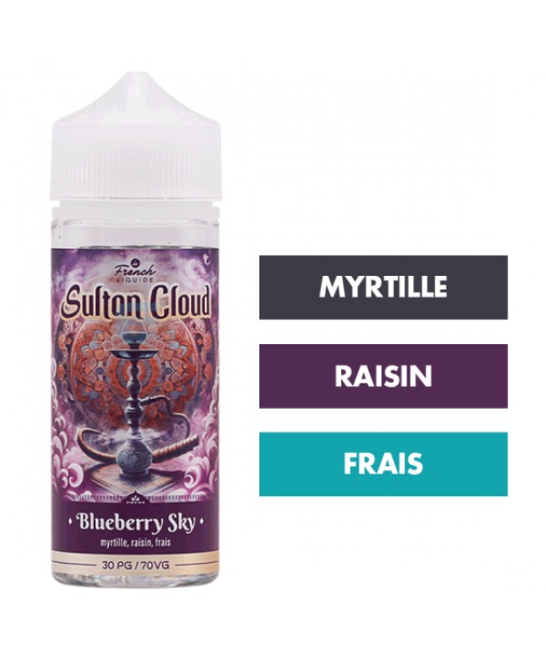 E-liquide Blueberry Sky 100 mL - Sultan Cloud (Le French Liquide)