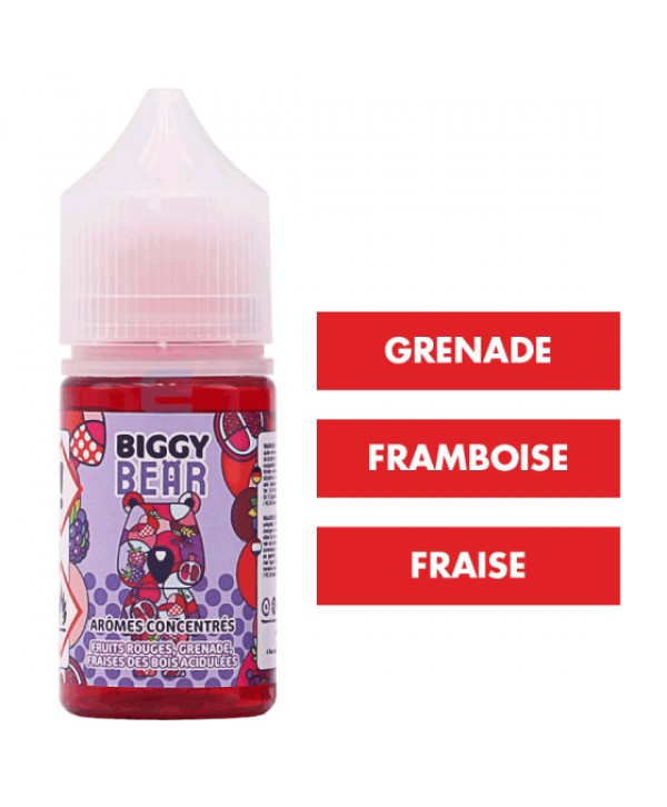 Concentré Fruits Rouges Grenade Fraises des Bois Acidulées 30 mL - Biggy Bear