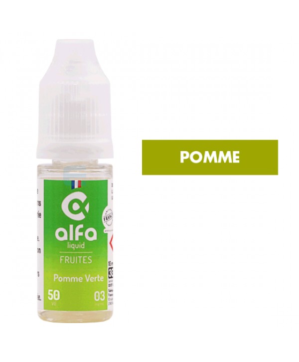 E-liquide Pomme Verte (50 VG) 50 mL - Alfaliquid