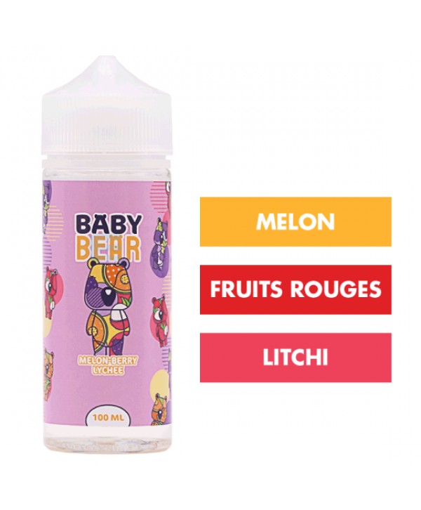 E-liquide Melon Berry Lychee 100 mL - Baby Bear
