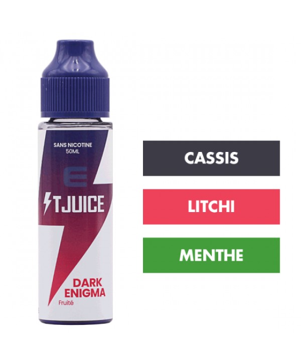 E-liquide Dark Enigma 50 mL - Tjuice