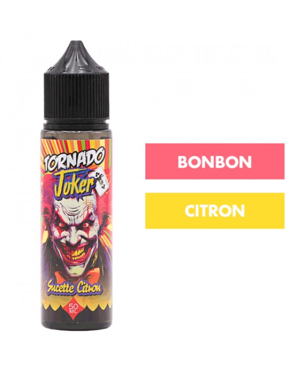 E-liquide Sucette Citron 50 mL - Tornado Joker