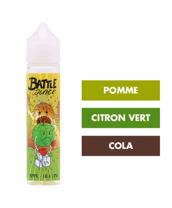 E-liquide Pomme Cola Lime 50 mL - Battle Juice