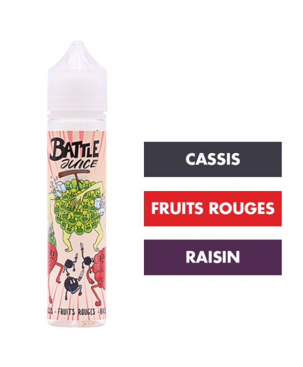 E-liquide Cassis Fruits Rouges Raisin 50 mL - Battle Juice