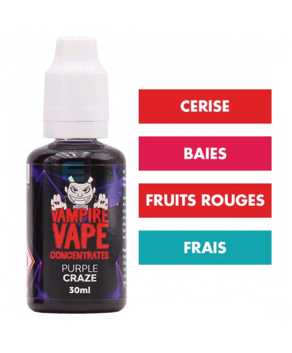 Concentré Purple Craze 30 mL - Vampire Vape