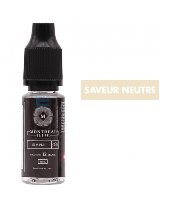 E-liquide Simple 10 mL - Montréal Original
