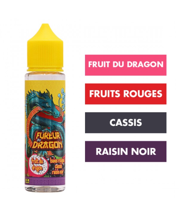 E-liquide Baies Rouges Cassis Raisin Noir 50 mL - Fureur du Dragon