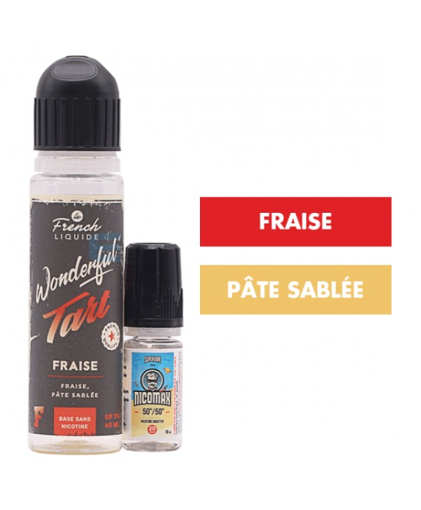 E-liquide Fraise 60 mL - Wonderful Tart (Le French Liquide)