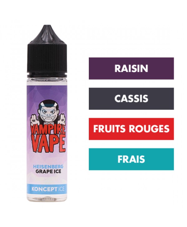 E-liquide Heisenberg Grape Ice 50 mL - Vampire Vape