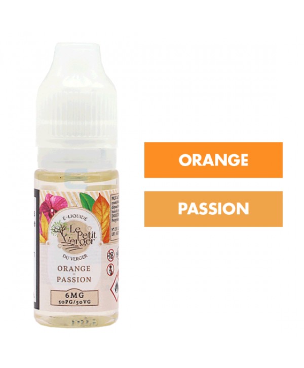 E-liquide Orange Passion 10 mL - Le Petit Verger
