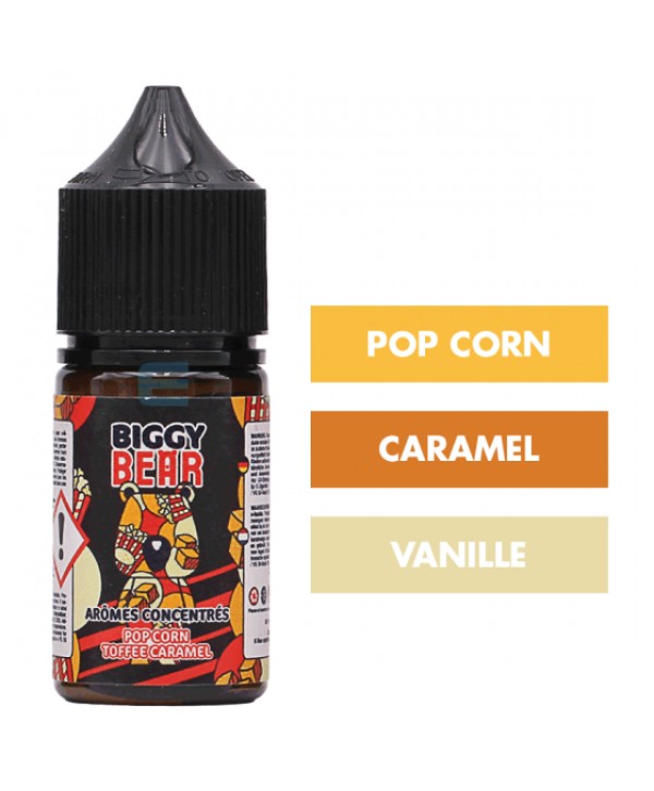 Concentré Pop Corn Toffee Caramel 30 mL - Biggy Bear