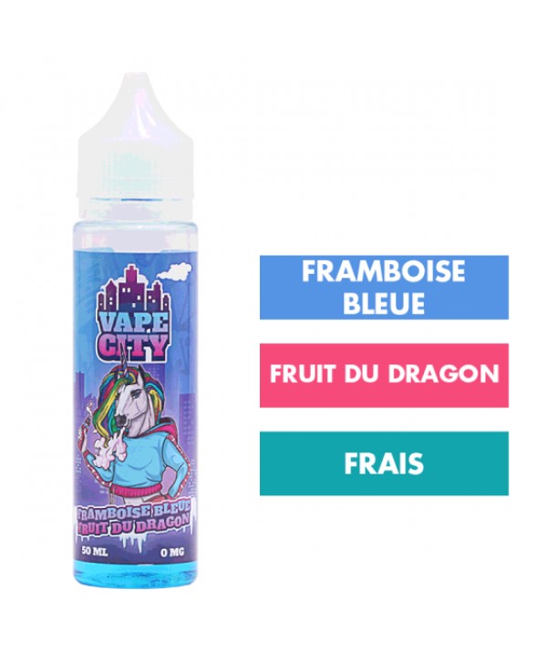 E-liquide Framboise Bleue Fruit du Dragon 50 mL - Vape City