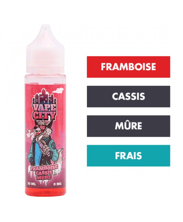 E-liquide Framboise Cassis Mûre 50 mL - Vape City