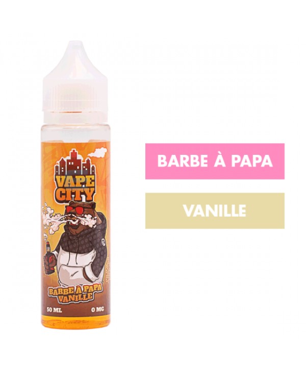 E-liquide Barbe à Papa Vanille 50 mL - Vape City