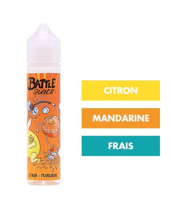 E-liquide Citron Mandarine 50 mL - Battle Juice