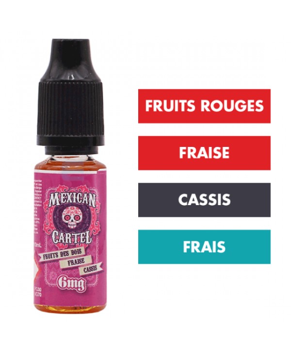 E-liquide Fruits des Bois Fraise Cassis 10 mL - Mexican Cartel