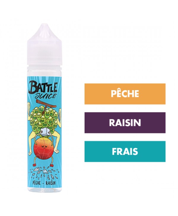 E-liquide Pêche Raisin 50 mL - Battle Juice