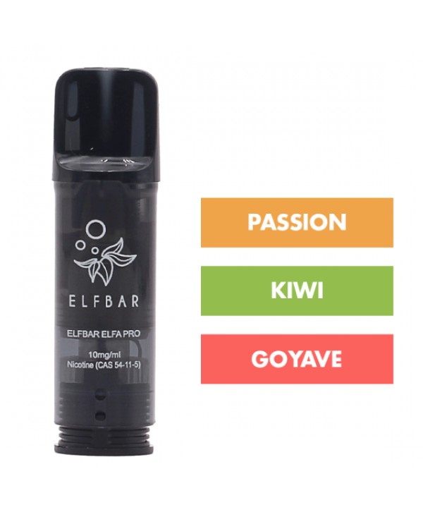 Cartouche Elfa Pro Passion Kiwi Goyave (x2) - Elfbar