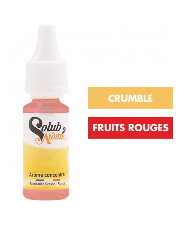 Arôme Crumble Fruits Rouges 10 mL - Solubarome