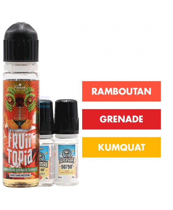 DDM Dépassée - E-liquide Ramboutan Grenade Kumquat 60 mL - Fruiitopia (Le French Liquide)