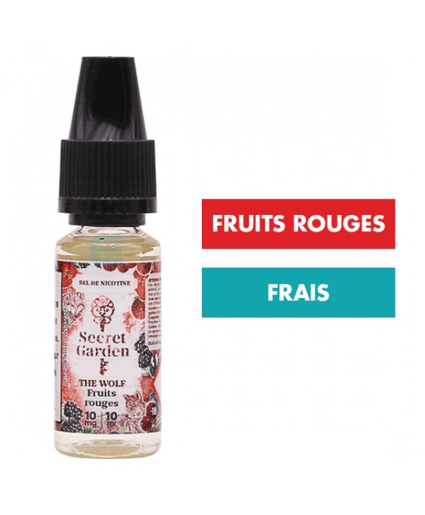 E-liquide The Wolf sels de nicotine 10 mL - Secret Garden