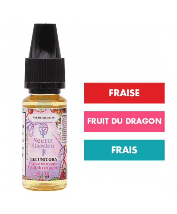 E-liquide The Unicorn sels de nicotine 10 mL - Secret Garden
