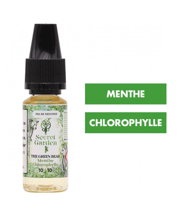 E-liquide The Green Bear sels de nicotine 10 mL - Secret Garden