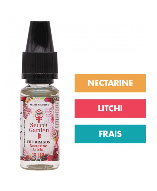 E-liquide The Dragon sels de nicotine 10 mL - Secret Garden