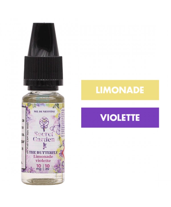 E-liquide The Butterfly sels de nicotine 10 mL - Secret Garden