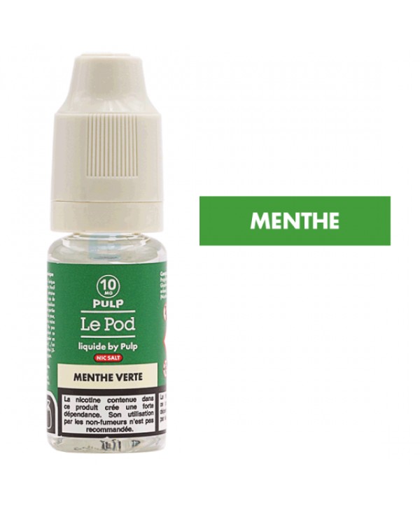 E-liquide Menthe Verte 10 mL - Pulp Le Pod