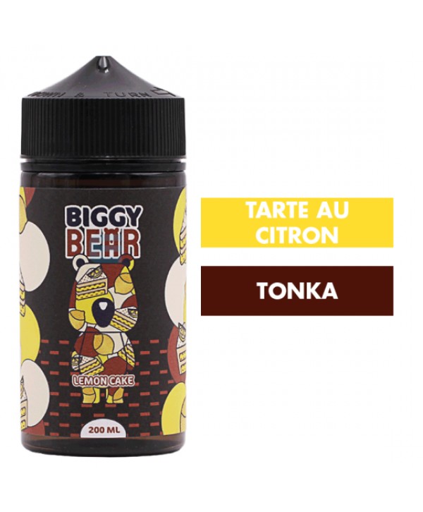 E-liquide Lemon Cake 200 mL - Biggy Bear