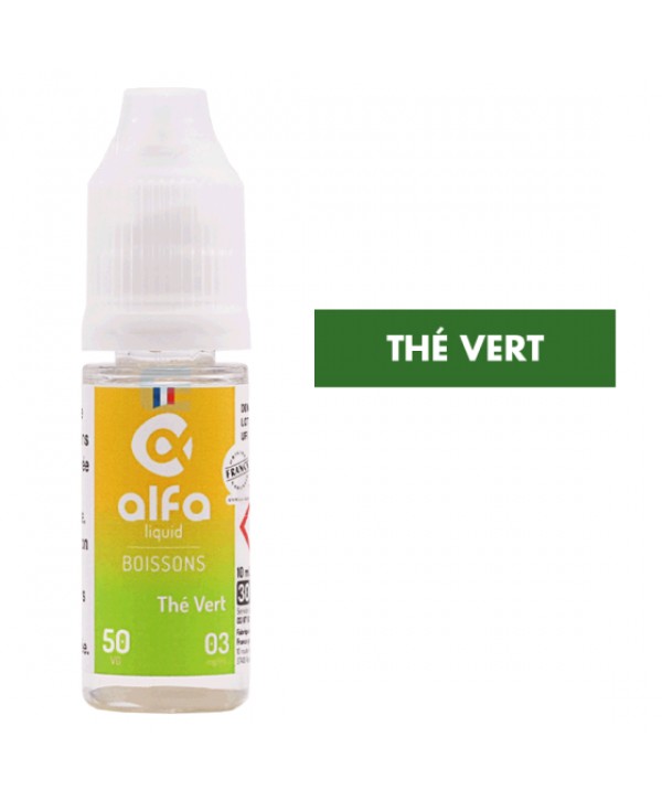 E-liquide Thé Vert (50 VG) 10 mL - Alfaliquid