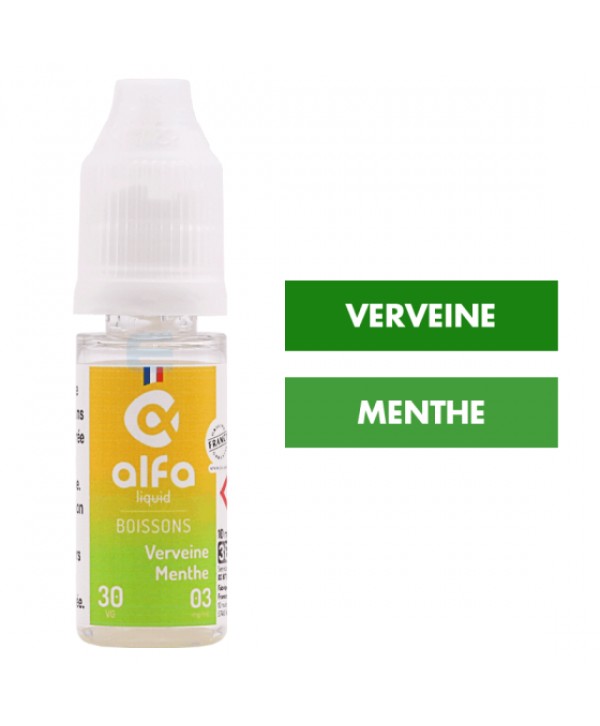 DDM Dépassée - E-liquide Verveine Menthe (30 VG) 10 mL - Alfaliquid