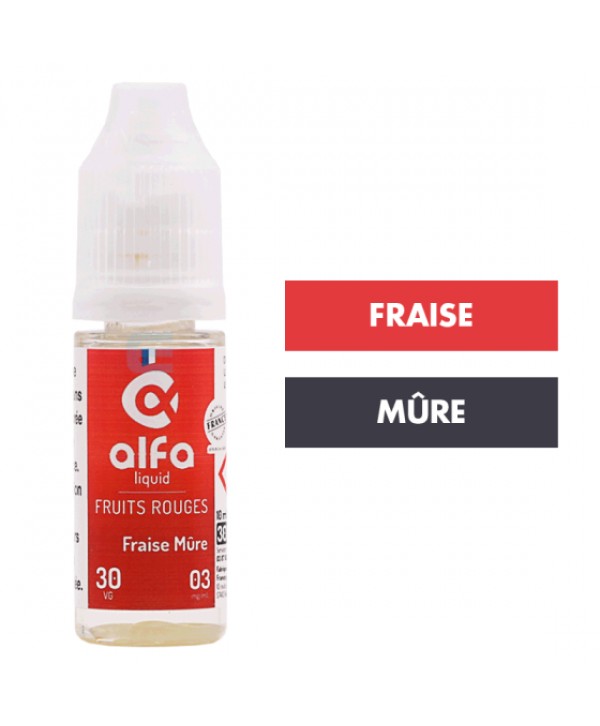 DDM Dépassée - E-liquide Fraise Mûre (30 VG) 10 mL - Alfaliquid