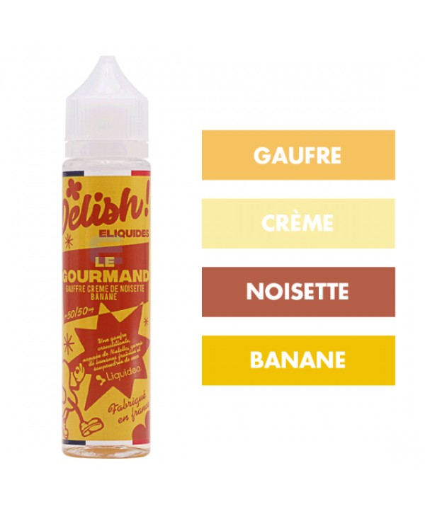 E-liquide Le Gourmand 50 mL - Delish (Liquideo)