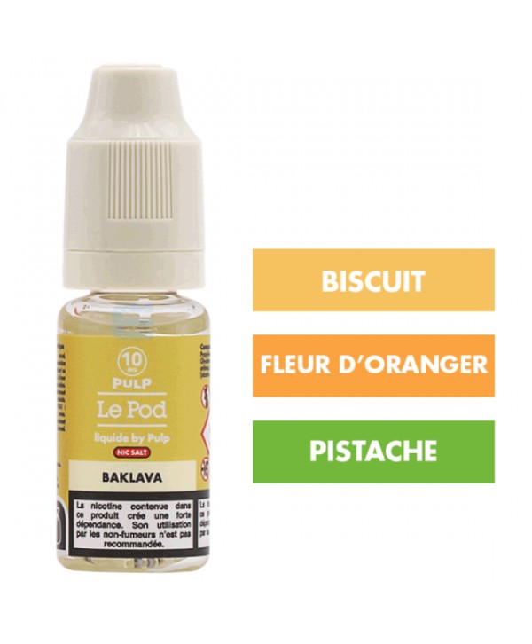 E-liquide Baklava 10 mL - Pulp Le Pod