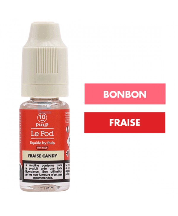 E-liquide Fraise Candy 10 mL - Pulp Le Pod