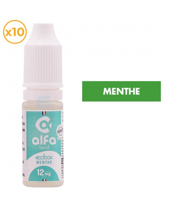 E-liquide Ecobox Menthe (50 VG) 100 mL - Alfaliquid
