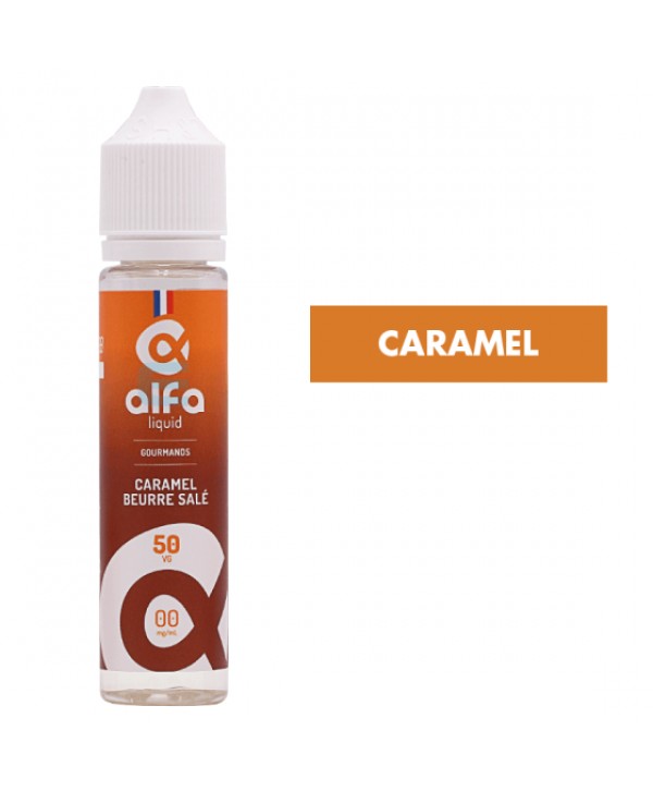 E-liquide Caramel au Beurre Salé (50 VG) 50 mL - Alfaliquid