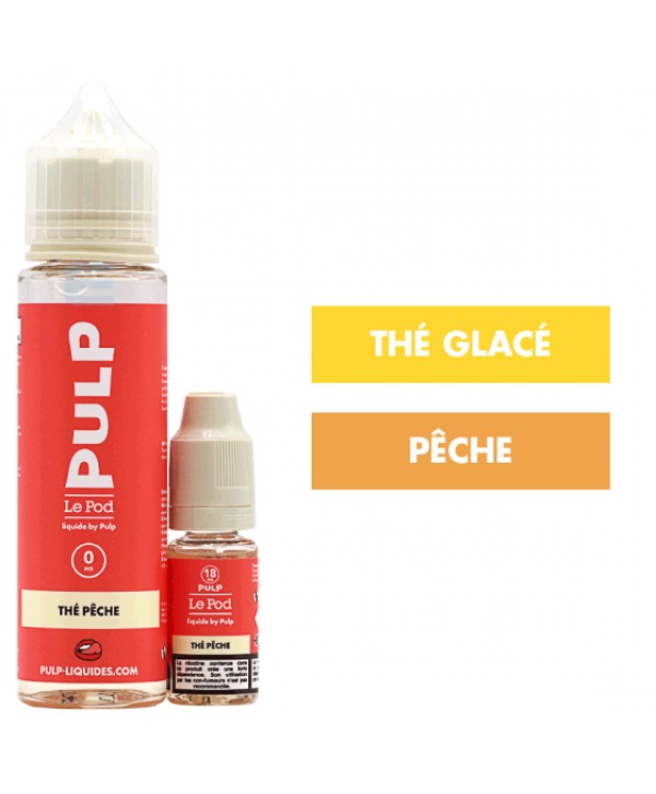 E-liquide Thé pêche 60 mL - Pulp Le Pod