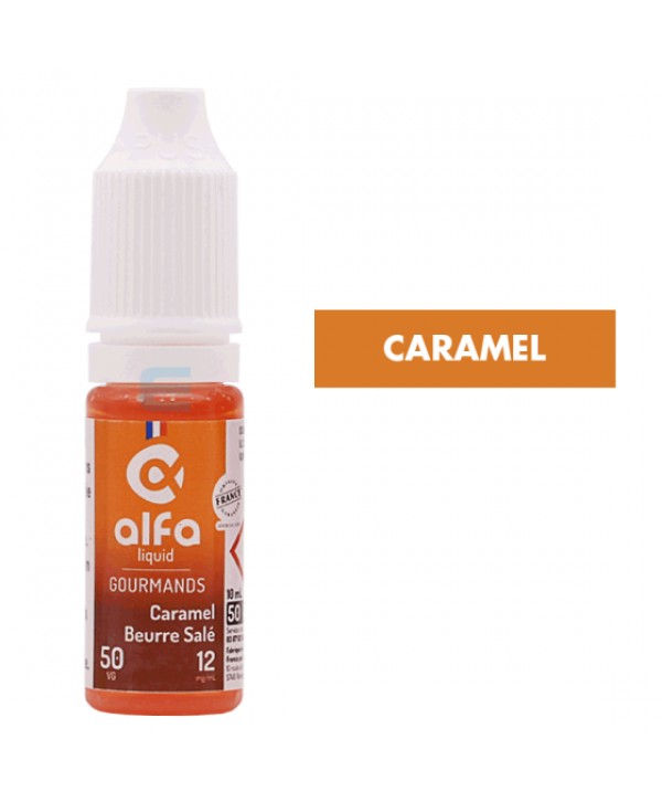 E-liquide Caramel au Beurre Salé (50 VG) 10 mL - Alfaliquid