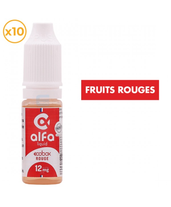 E-liquide Ecobox Rouge (50 VG) 100 mL - Alfaliquid
