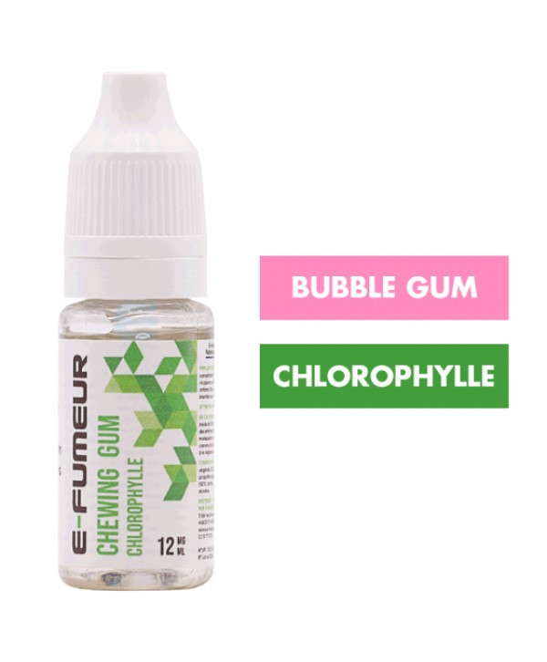 E-liquide Chewing-Gum Chlorophylle 10 mL