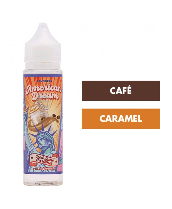 E-liquide Iced Latte Caramel 50 mL - American Dream (Savourea)